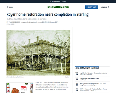 Sauk Valley News Royer Home